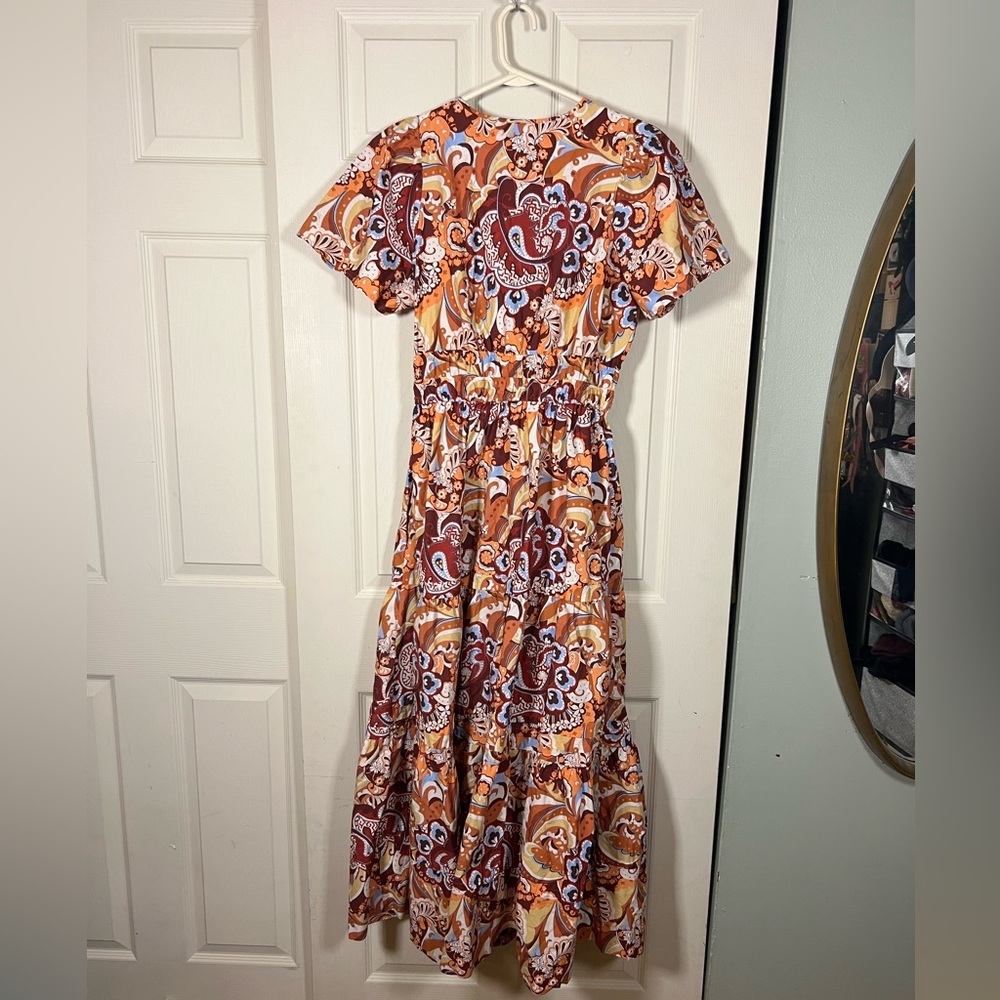 Anthropologie The Somerset Maxi Dress in Bronze motif. - Picture 5 of 5
